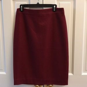 Red Pencil Skirt
